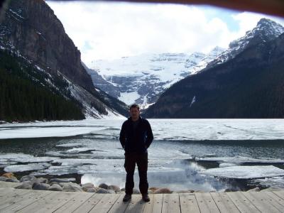 Aleks vorm Lake Louis